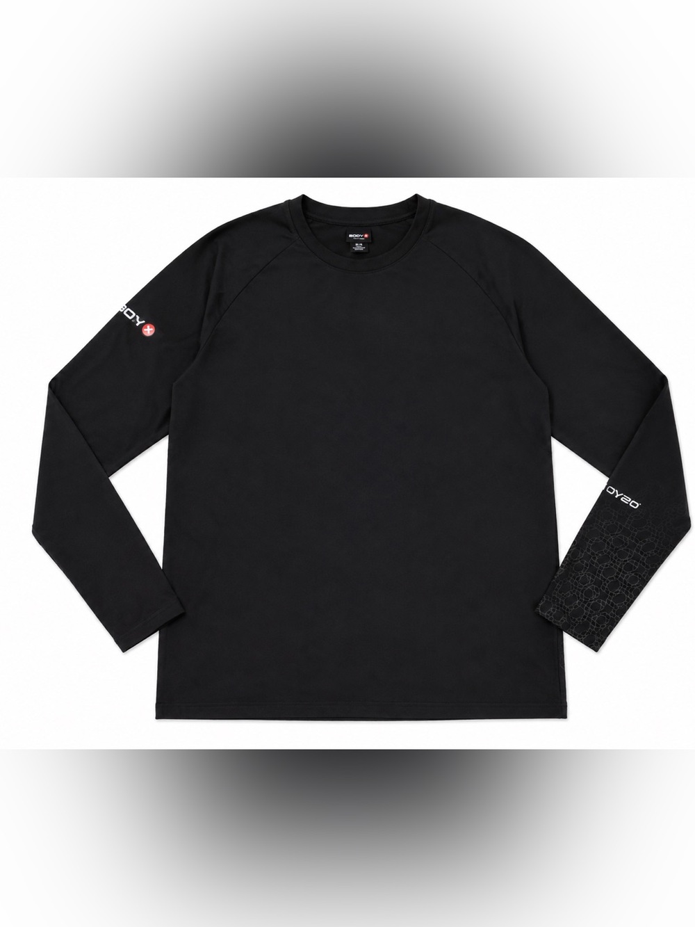 Black Long-Sleeve compression workout Crewneck Tee by ROXY